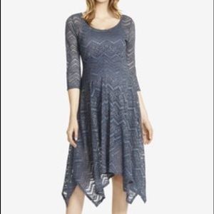 Jessica Simpson Maternity gray lace dress sz large